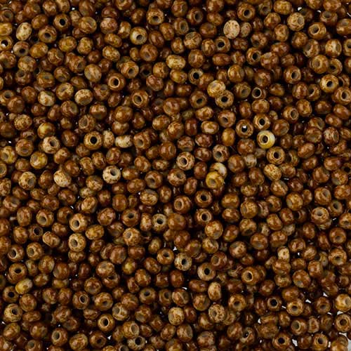 Czech Seed Beads - 10/0 - Travertine (22g)