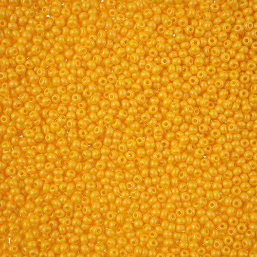 Czech Seed Beads - 10/0 - Permalux Dark Yellow (22g)