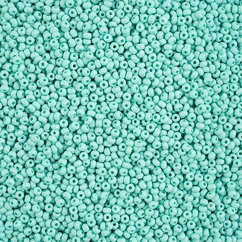 Czech Seed Beads - 10/0 - Permalux Mint Matte (22g)