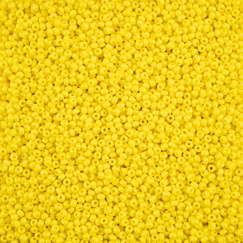 Czech Seed Beads - 10/0 - Terra Intensive Yellow Matte (22g)