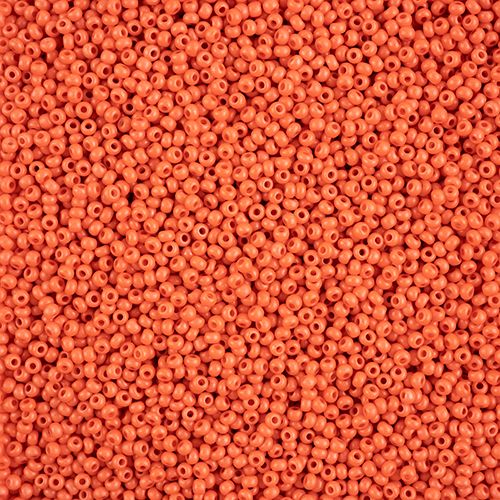 Czech Seed Beads - 10/0 - Terra Intensive Orange Matte (22g)