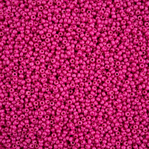 Czech Seed Beads - 10/0 - Terra Intensive Pink Matte (22g)