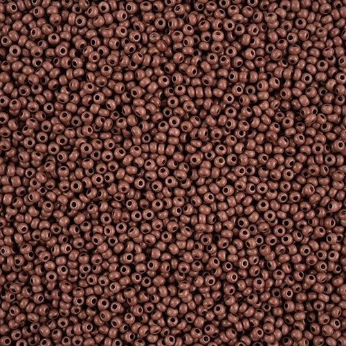 Czech Seed Beads - 10/0 - Terra Intensive Dark Brown Matte (22g)
