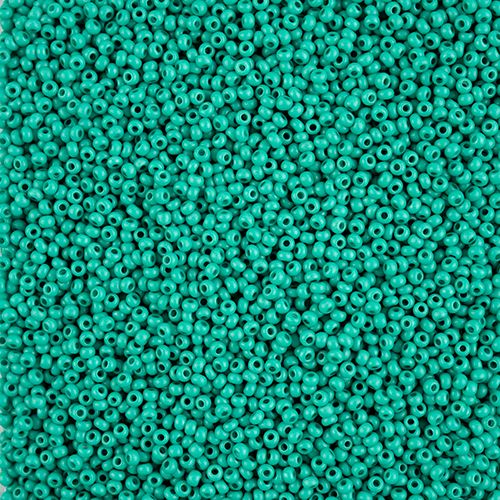 Czech Seed Beads - 10/0 - Terra Intensive Dark Green Matte (22g)