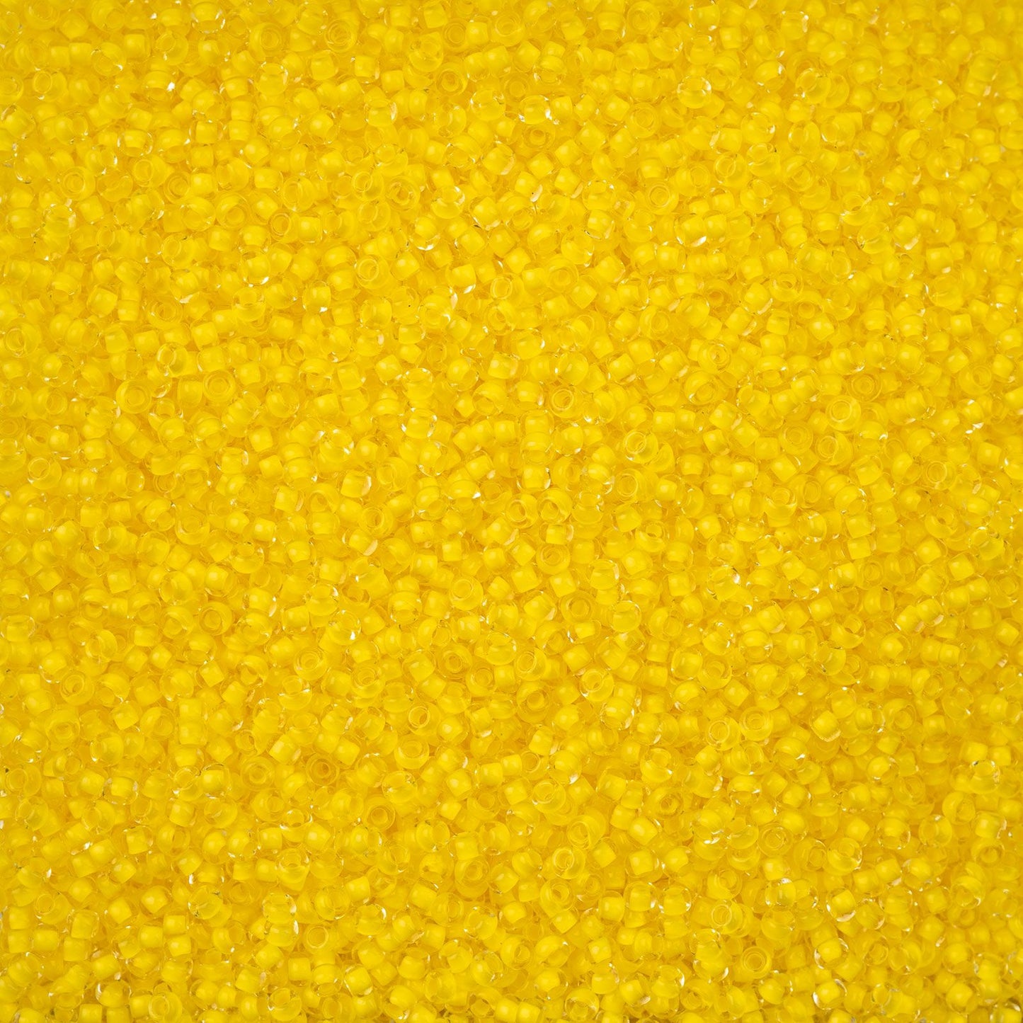 Czech Seed Beads - 10/0 - Crystal Color Lined Terra Intensive Yellow (22g)