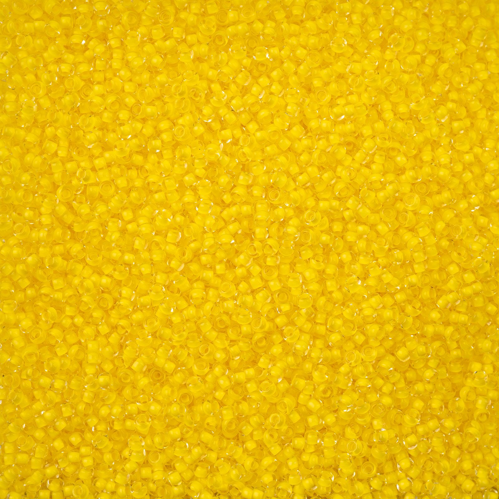 Czech Seed Beads - 10/0 - Crystal Color Lined Terra Intensive Yellow (22g)