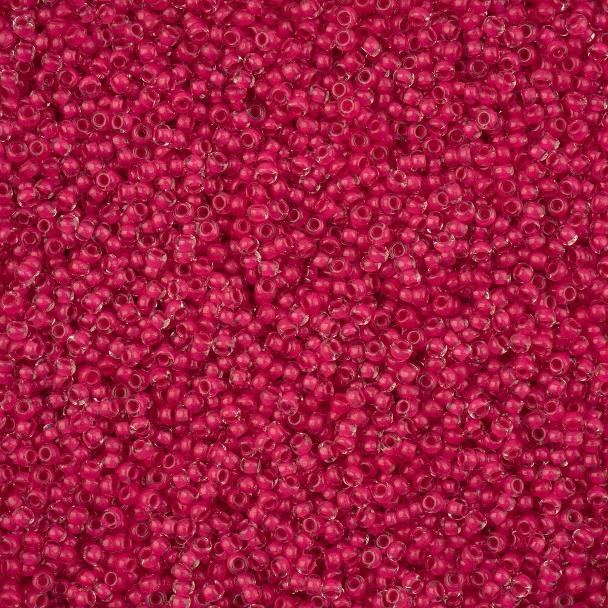 Czech Seed Beads - 10/0 - Crystal Color Lined Terra Intensive Rose (22g)