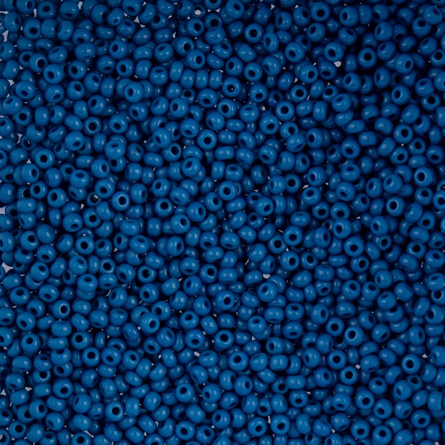 Czech Seed Beads - 10/0 - Natural Opaque Dark Blue (22g)