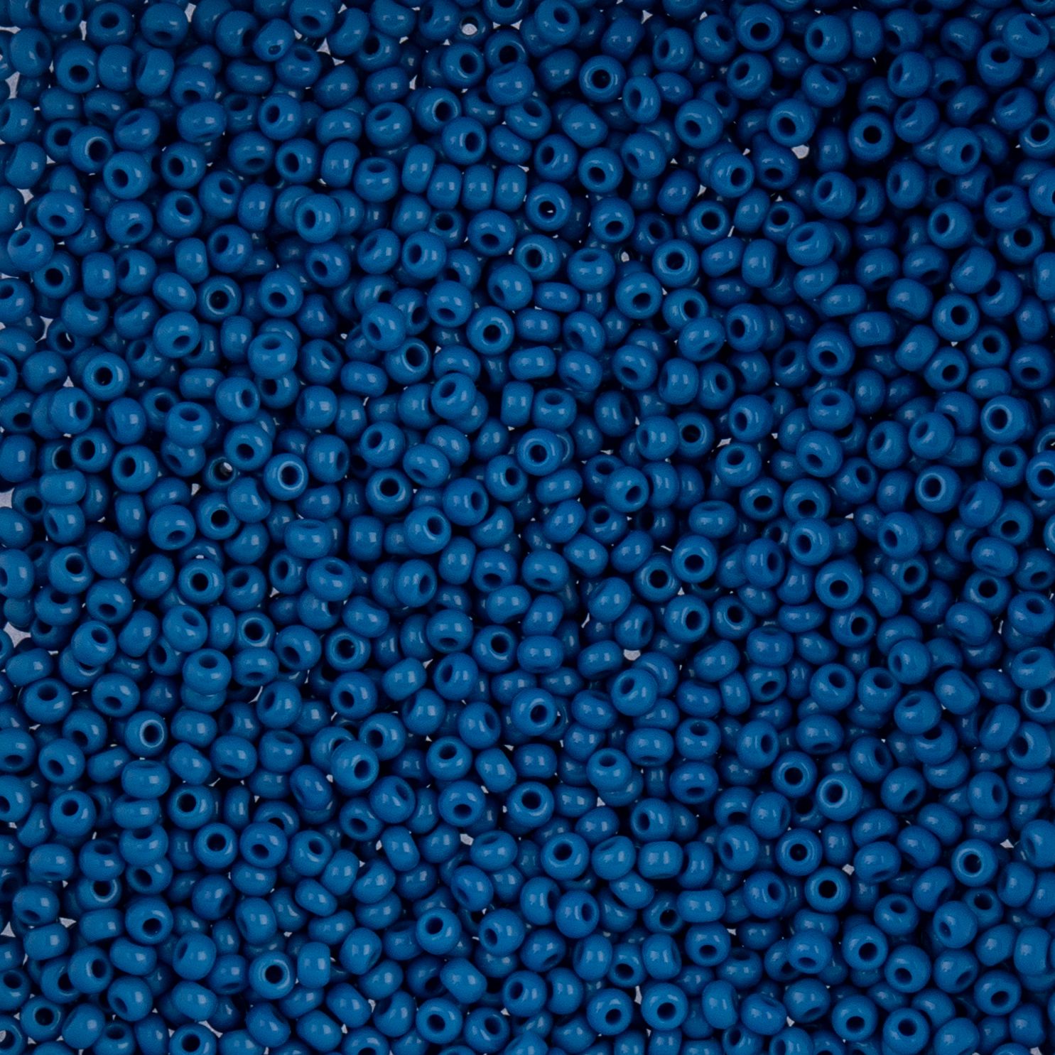 Czech Seed Beads - 10/0 - Natural Opaque Dark Blue (22g)
