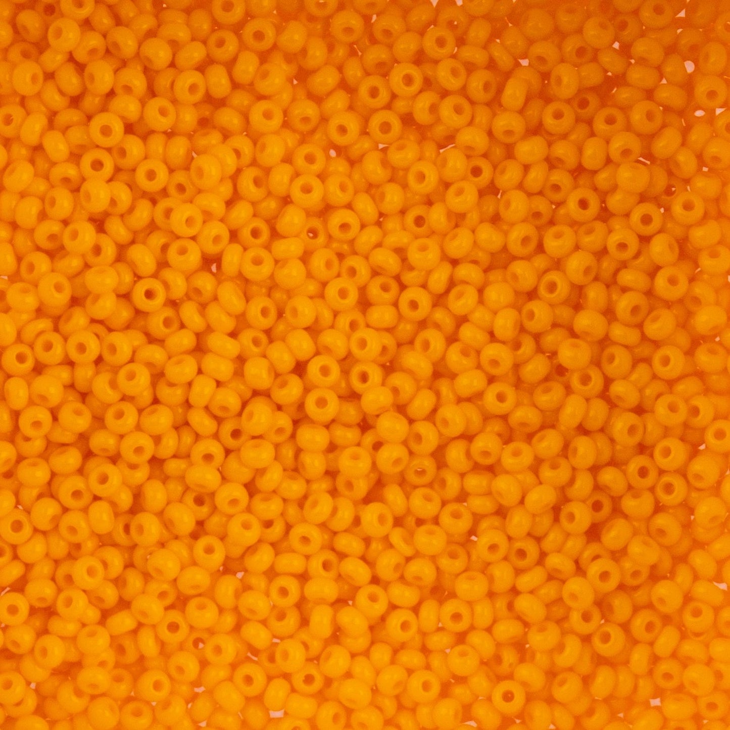 Czech Seed Beads - 10/0 - Natural Opaque Light Orange (22g)