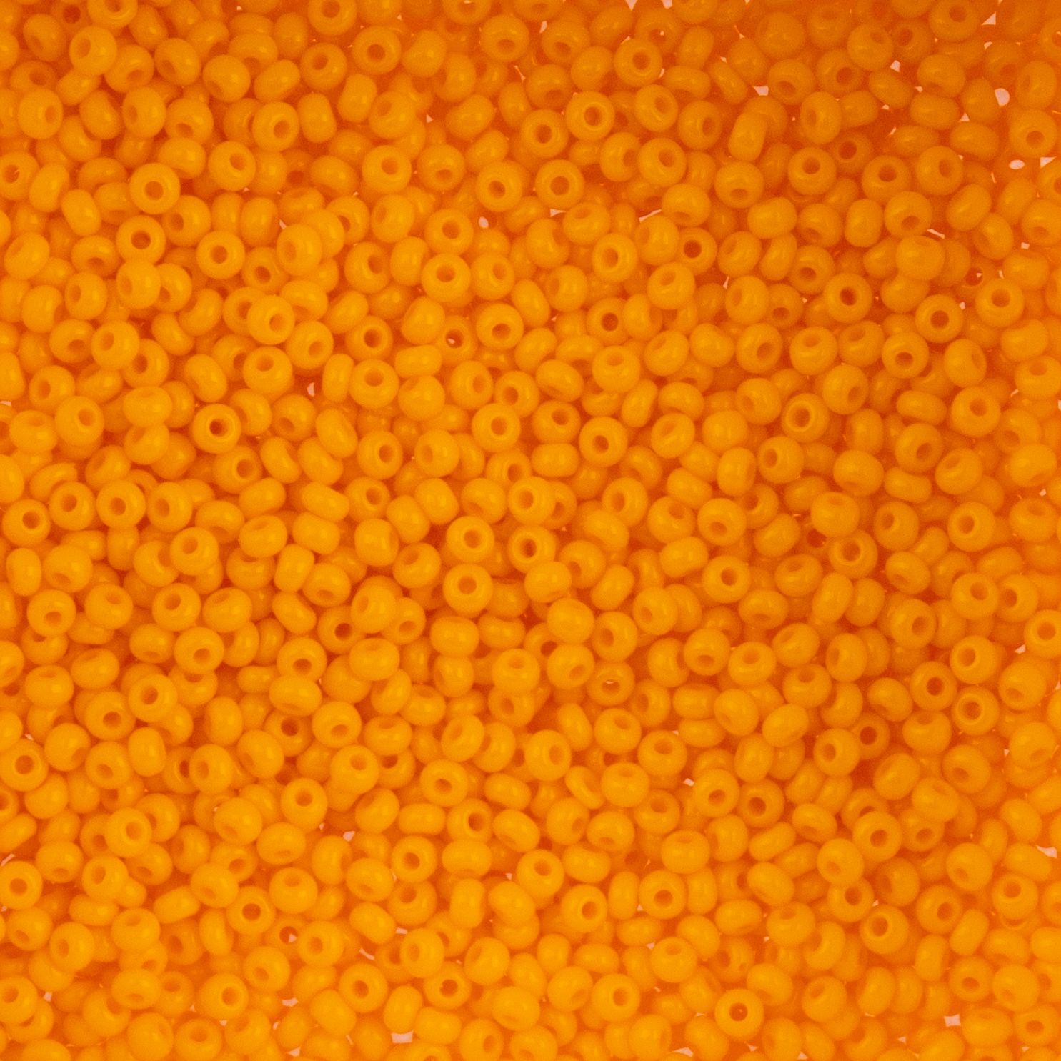 Czech Seed Beads - 10/0 - Natural Opaque Light Orange (22g)
