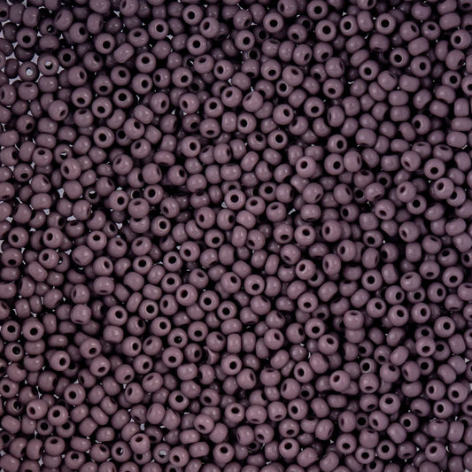 Czech Seed Beads - 10/0 - Natural Opaque Mauve (22g)