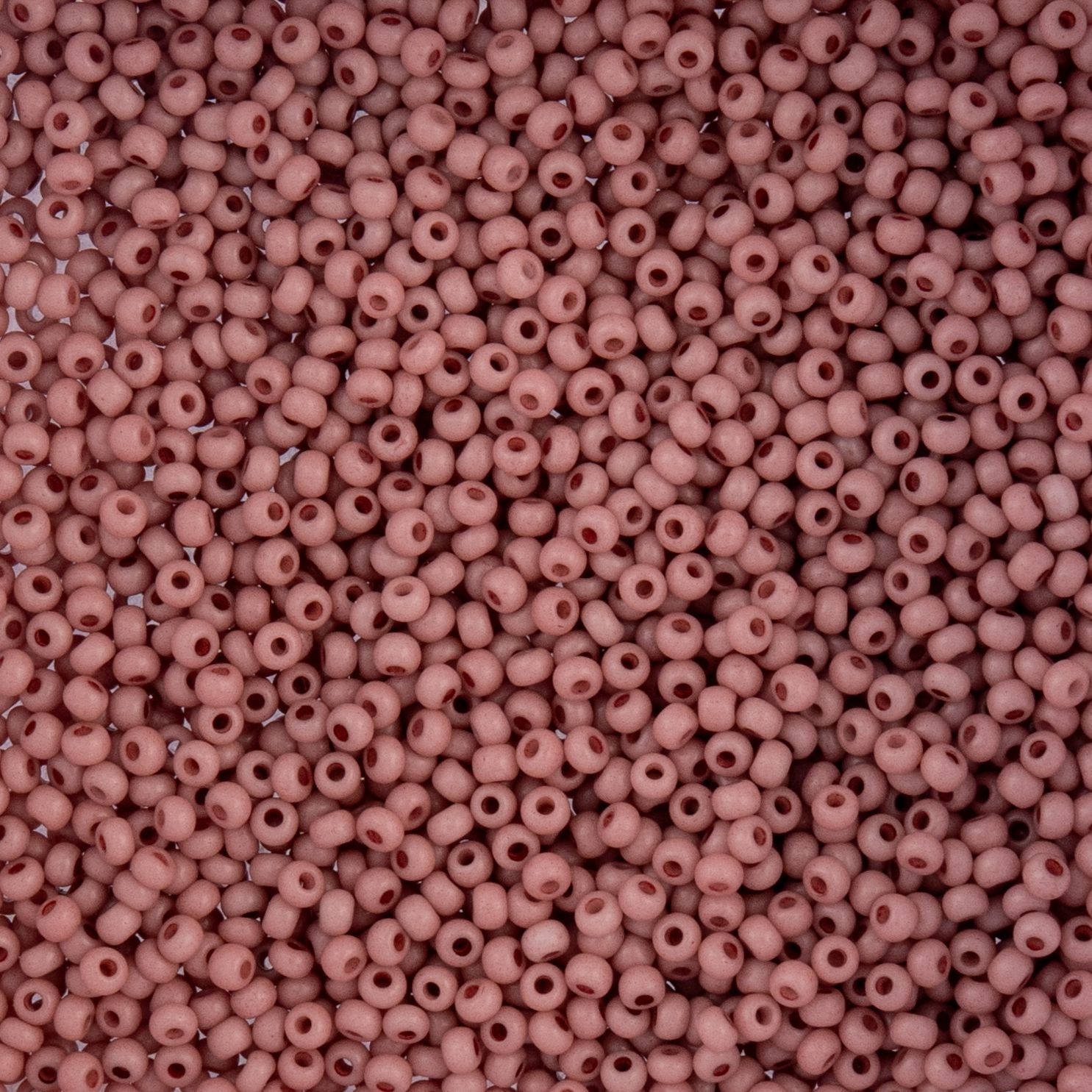 Czech Seed Beads - 10/0 - Opaque Pink Solgel (22g)