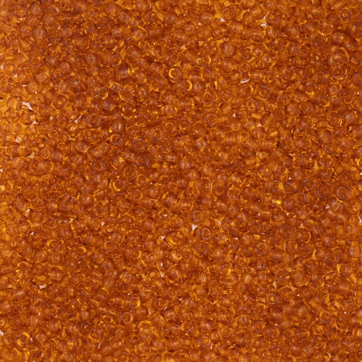 Czech Seed Beads - 10/0 - Natural Transparent Topaz (22g)