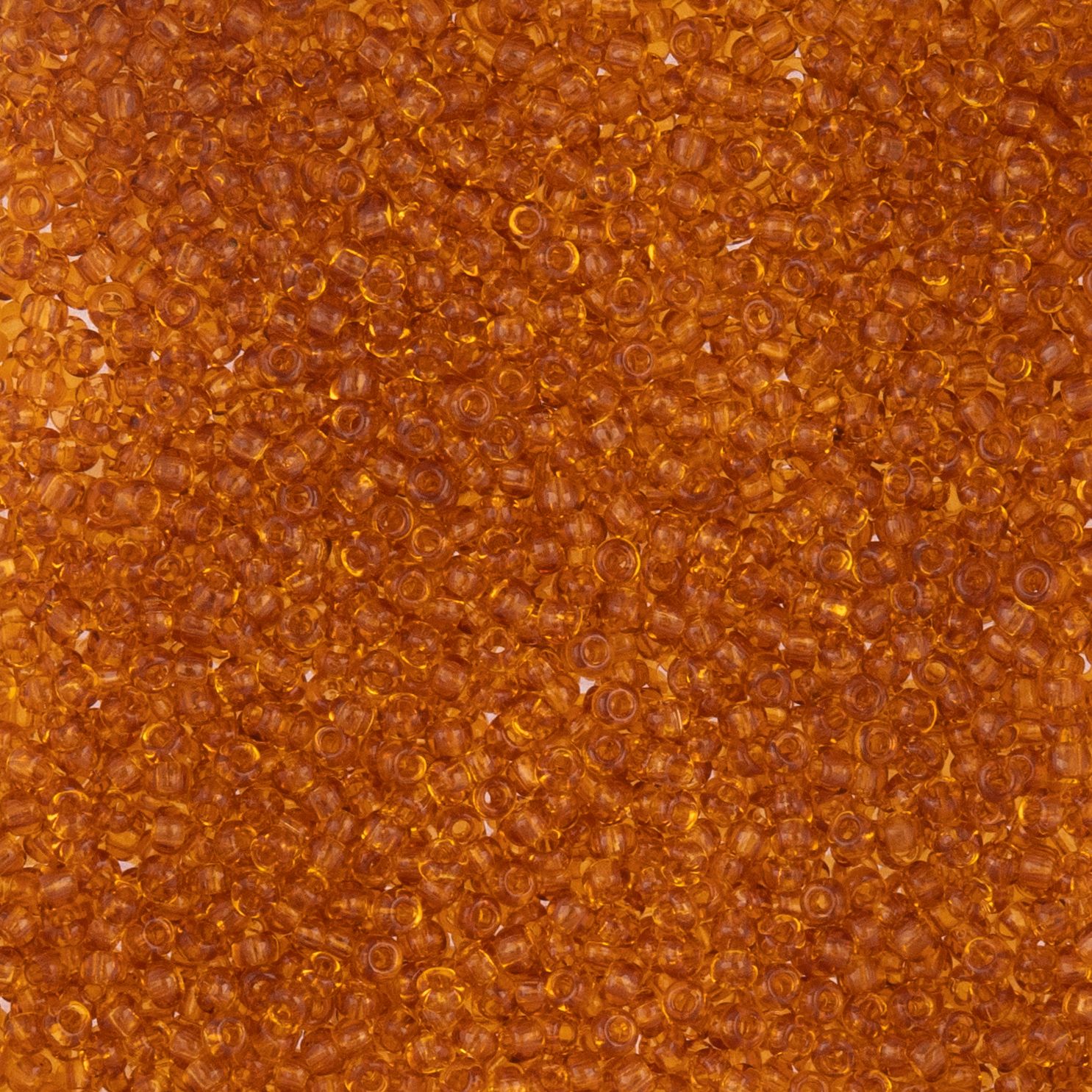 Czech Seed Beads - 10/0 - Natural Transparent Topaz (22g)