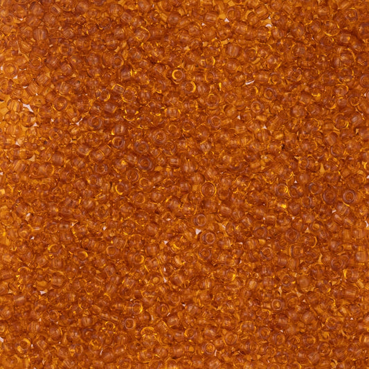 Czech Seed Beads - 10/0 - Natural Transparent Topaz (22g)