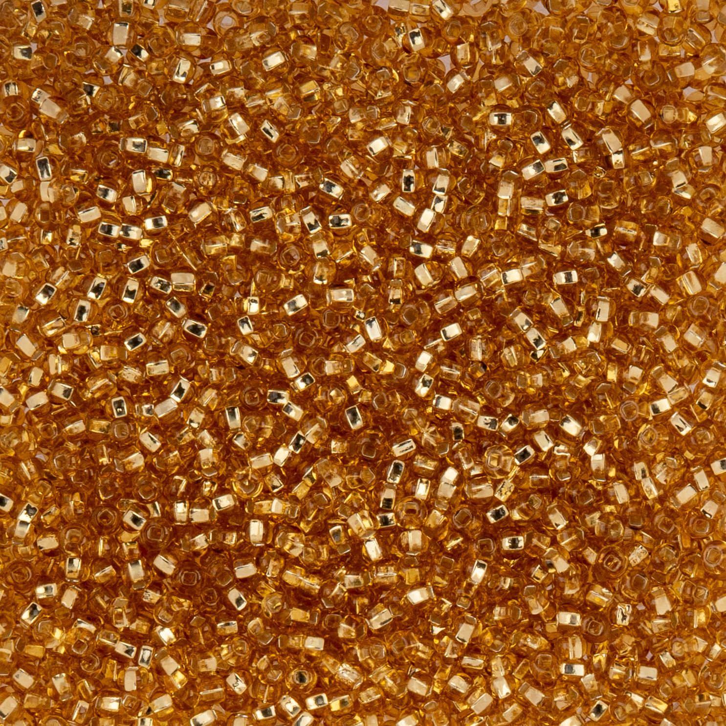 Czech Seed Beads - 10/0 - Silver Lined Light Gold (22g)
