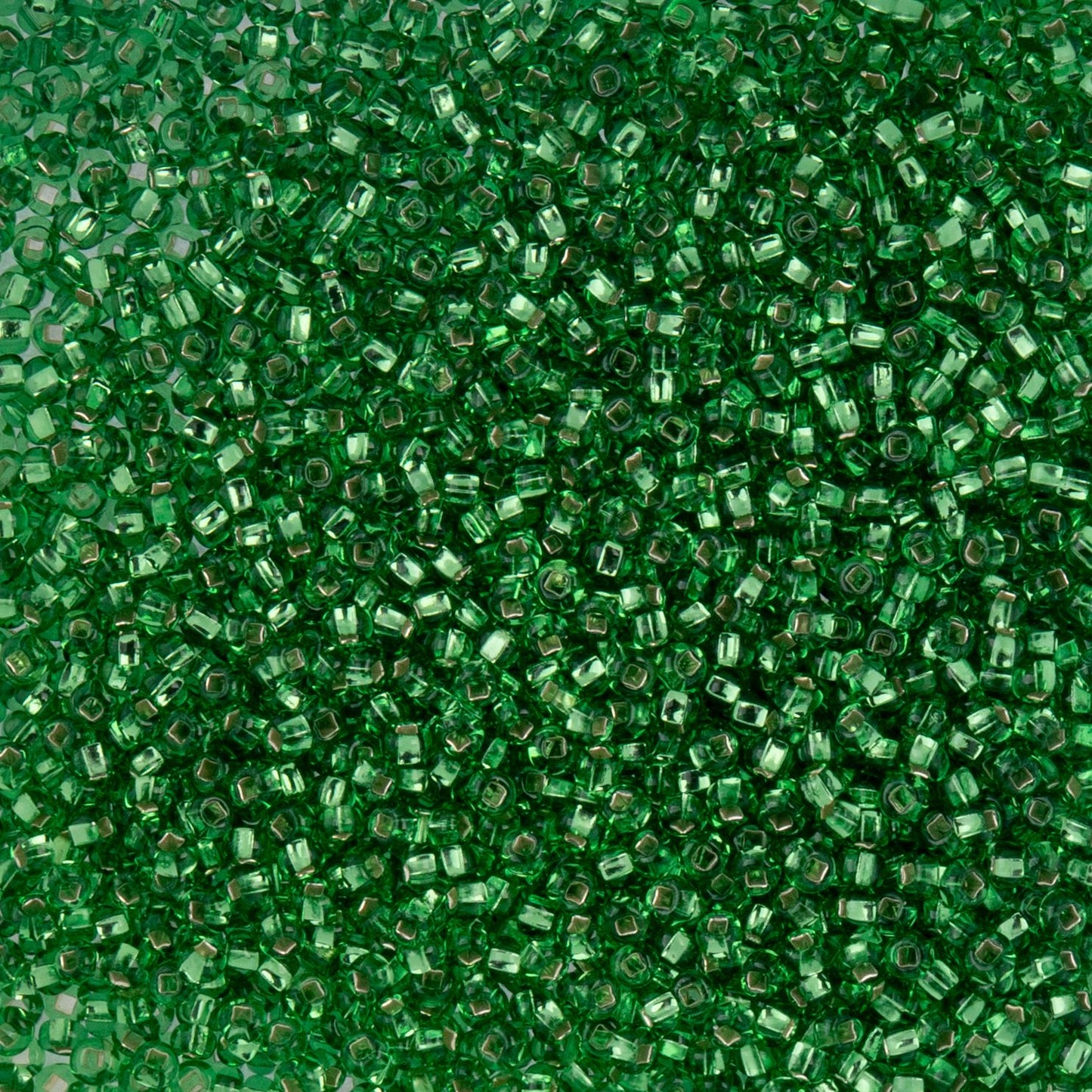 Czech Seed Beads - 10/0 - Silver Lined Lime Green (22g)