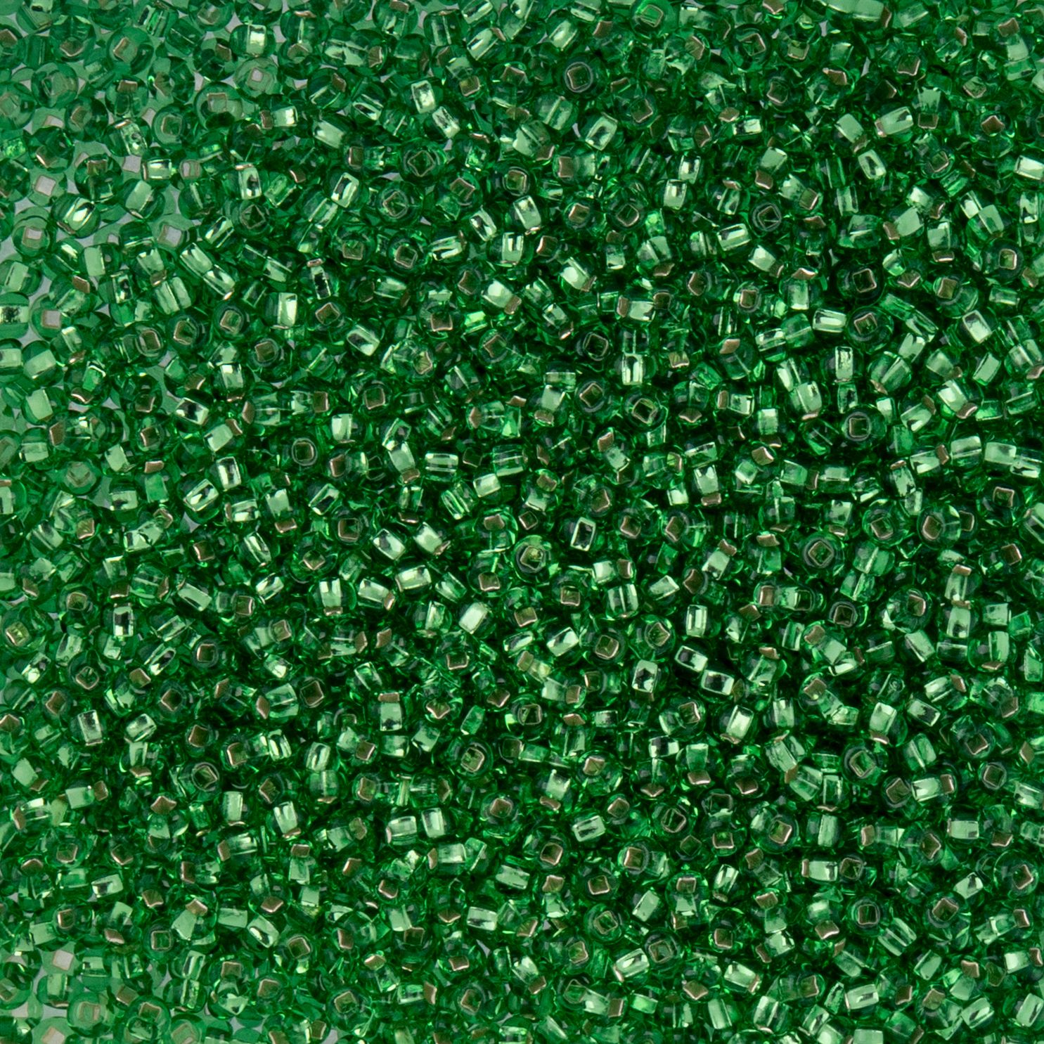 Czech Seed Beads - 10/0 - Silver Lined Lime Green (22g)