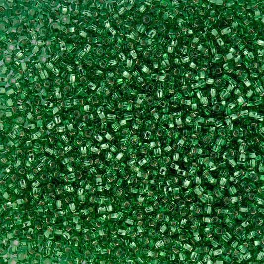Czech Seed Beads - 10/0 - Silver Lined Lime Green (22g)