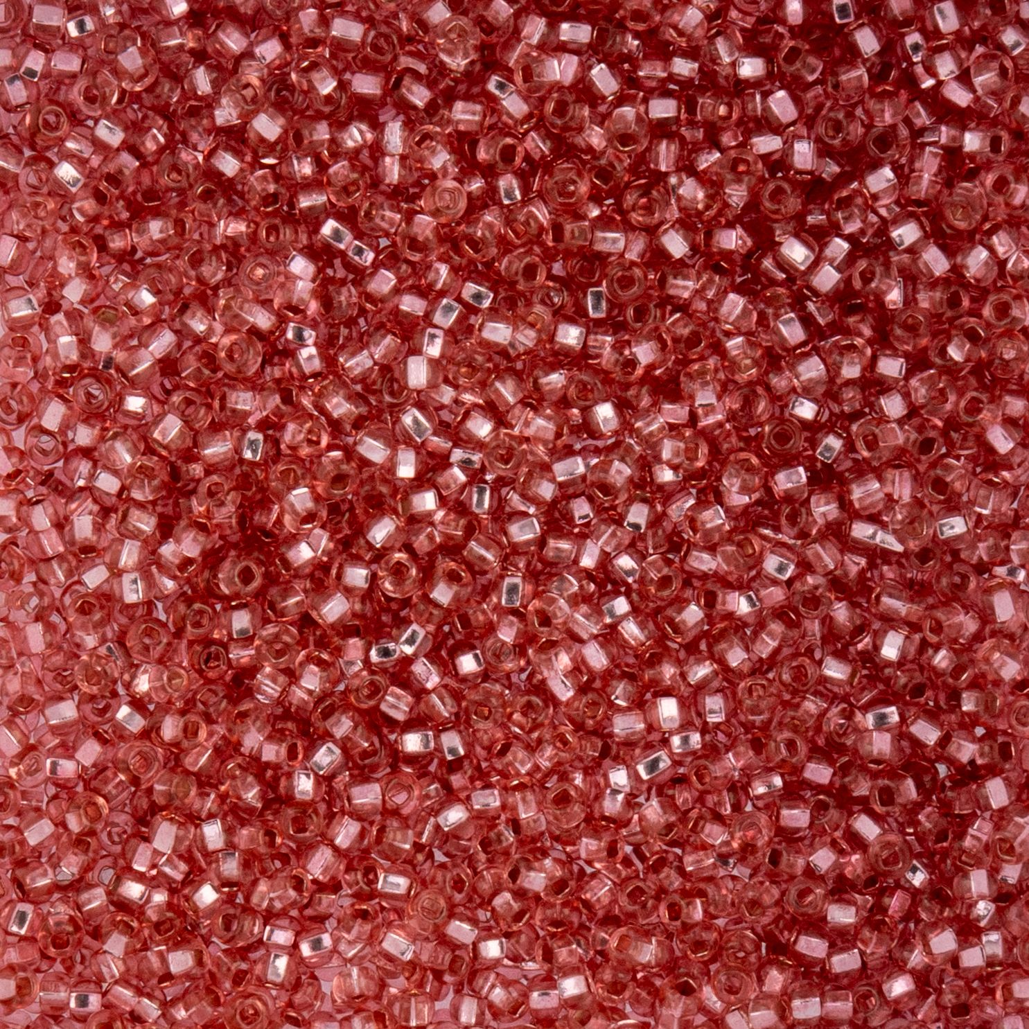 Czech Seed Beads - 10/0 - Silver Lined Pink Natural (22g)