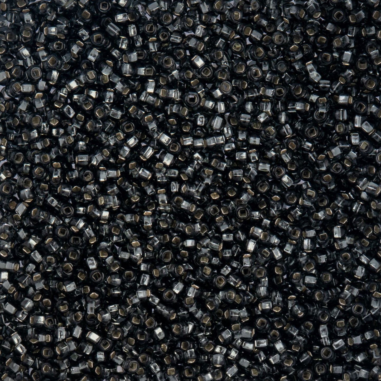 Czech Seed Beads - 10/0 - Silver Lined Grey (22g)