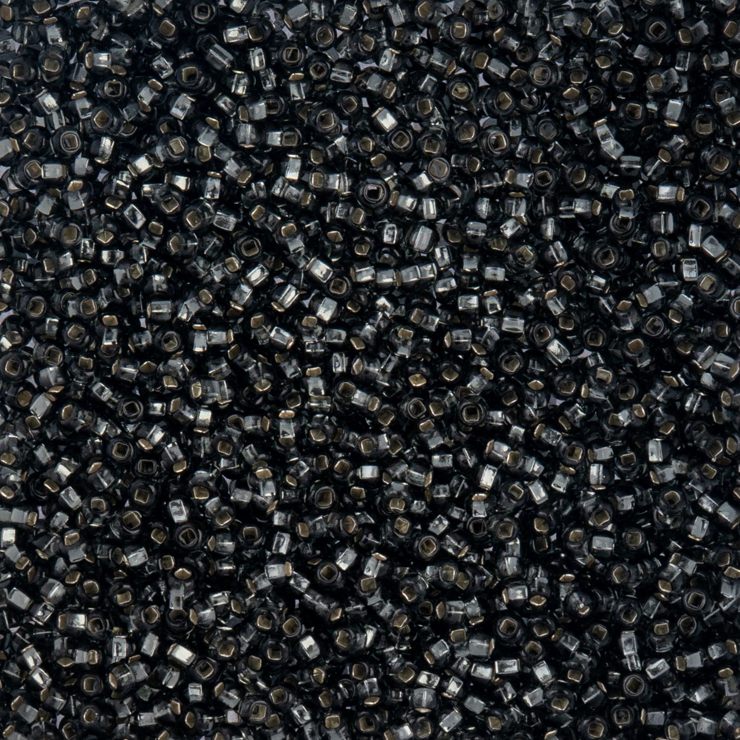 Czech Seed Beads - 10/0 - Silver Lined Grey (22g)