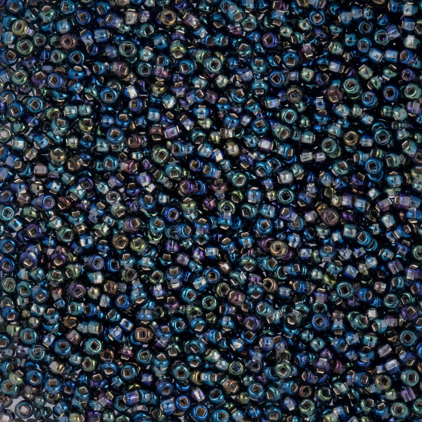 Czech Seed Beads - 10/0 - Silver Lined Grey AB (22g)