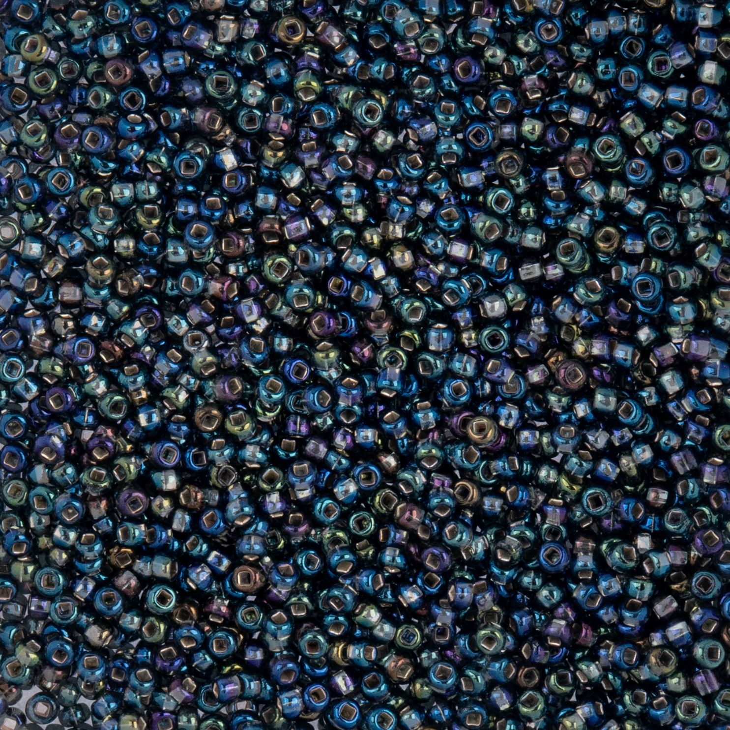 Czech Seed Beads - 10/0 - Silver Lined Grey AB (22g)