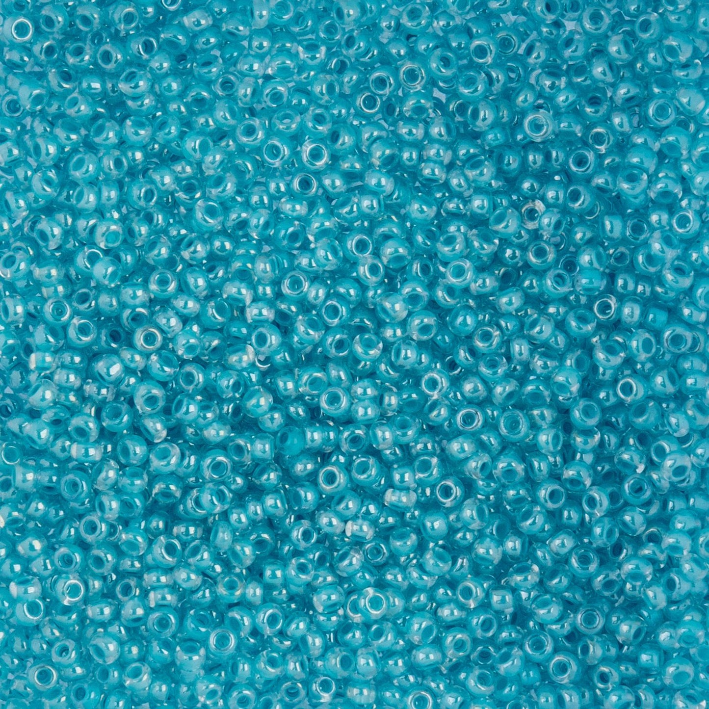 Czech Seed Beads - 10/0 - Colour Lined Turquoise (22g)