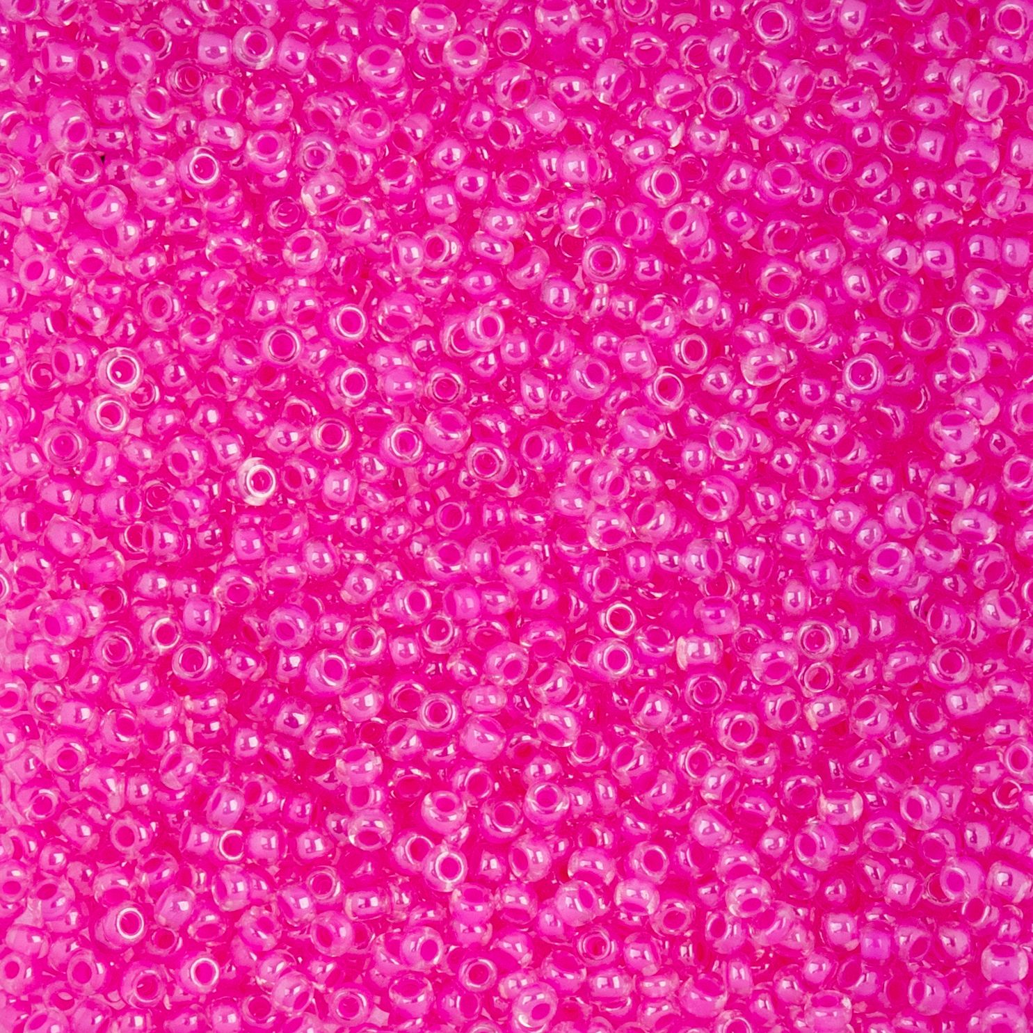 Czech Seed Beads - 10/0 - Colour Lined Rose (22g)