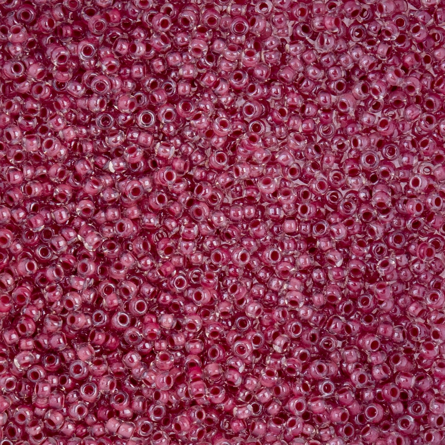 Czech Seed Beads - 10/0 - Colour Lined Red (22g)