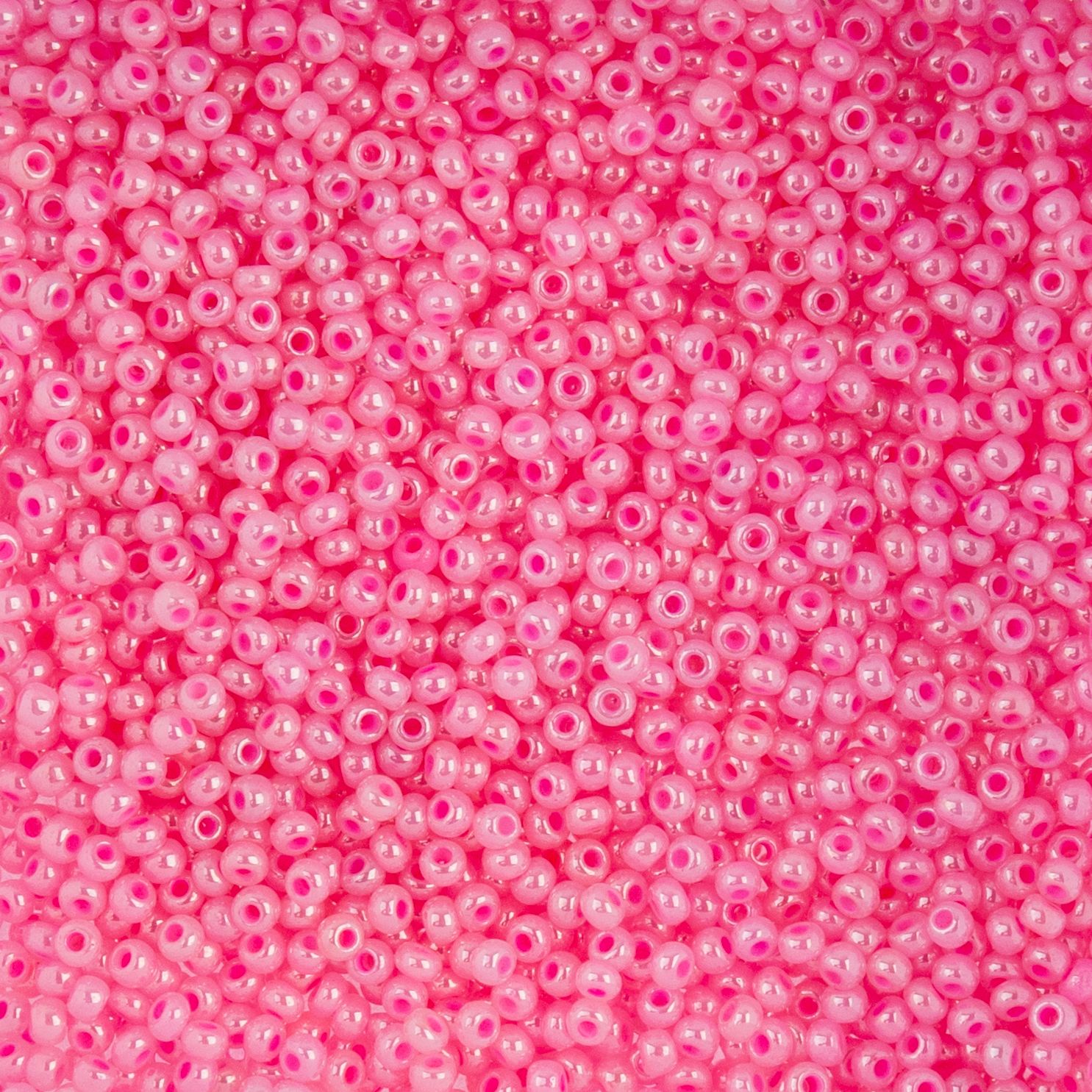 Czech Seed Beads - 10/0 - Pearl Dyed Rose (22g)