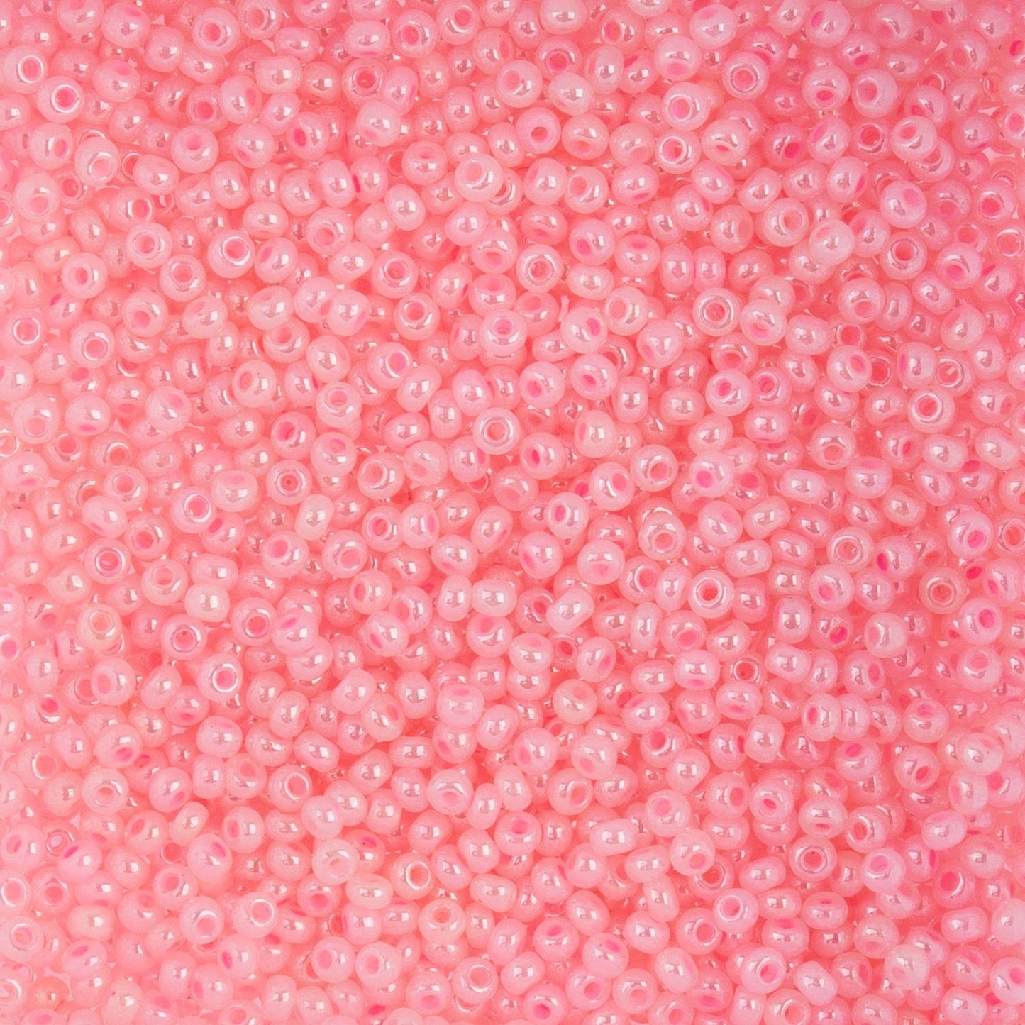Czech Seed Beads - 10/0 - Pearl Dyed Pale Pink (22g)