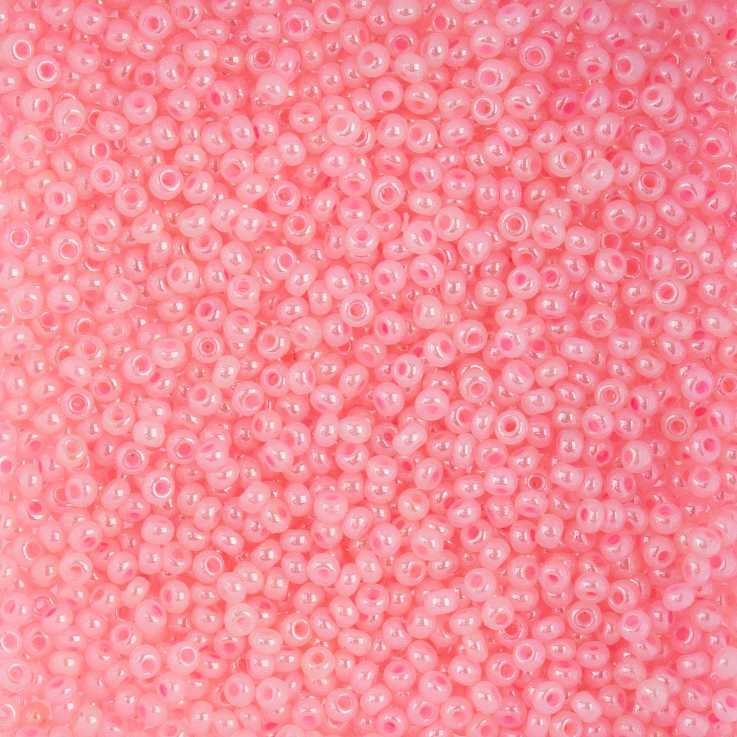 Czech Seed Beads - 10/0 - Pearl Dyed Pale Pink (22g)