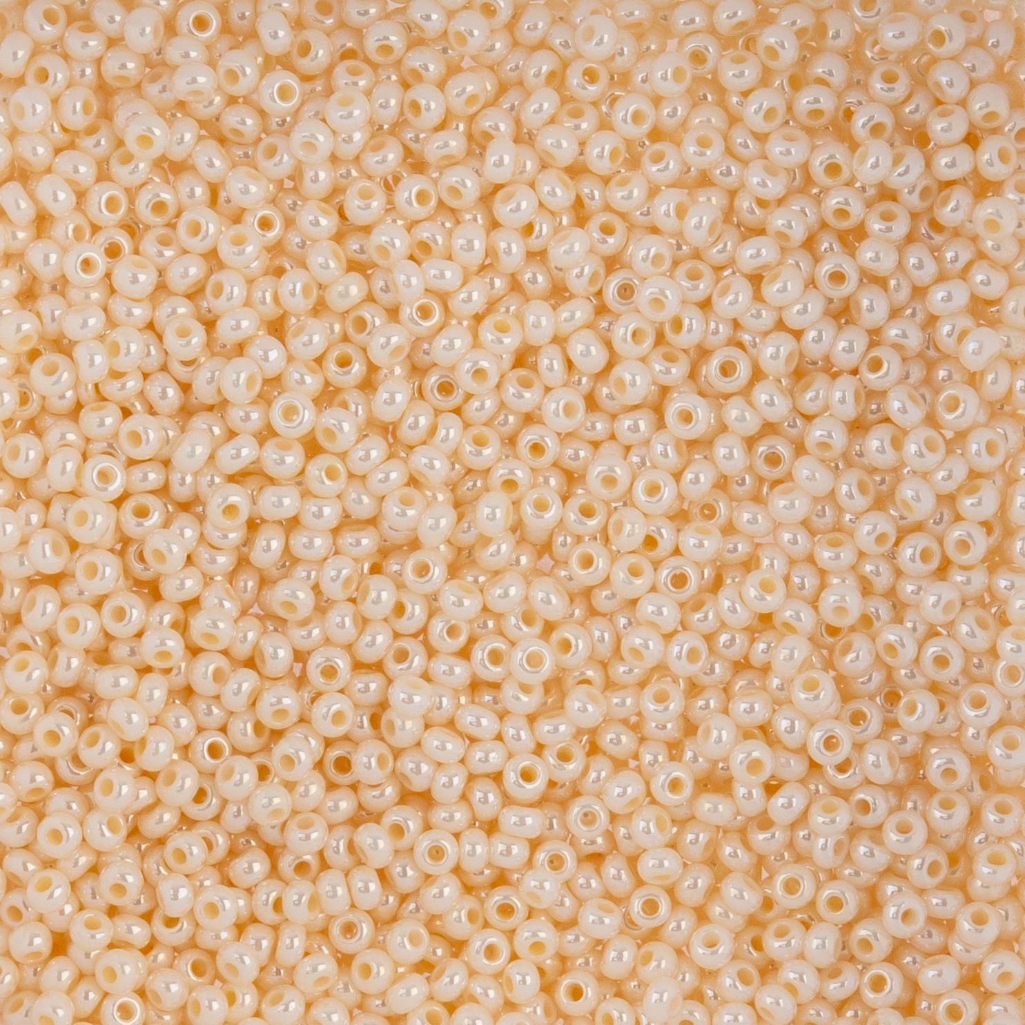 Czech Seed Beads - 10/0 - Pearl Eggshell (22g)