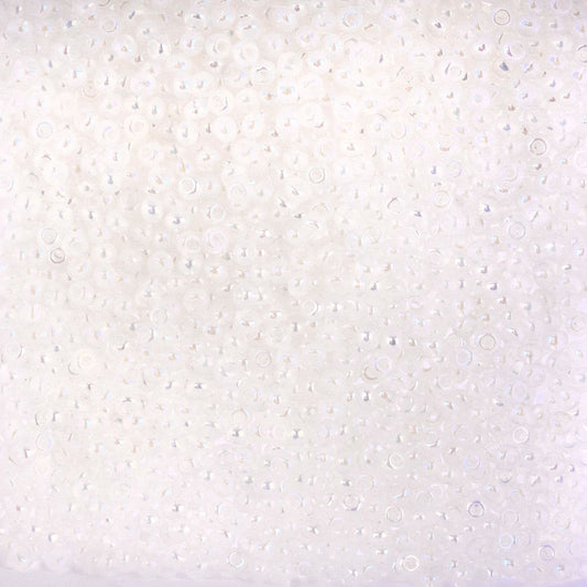 Czech Seed Beads - 10/0 - Pearl White AB (22g)