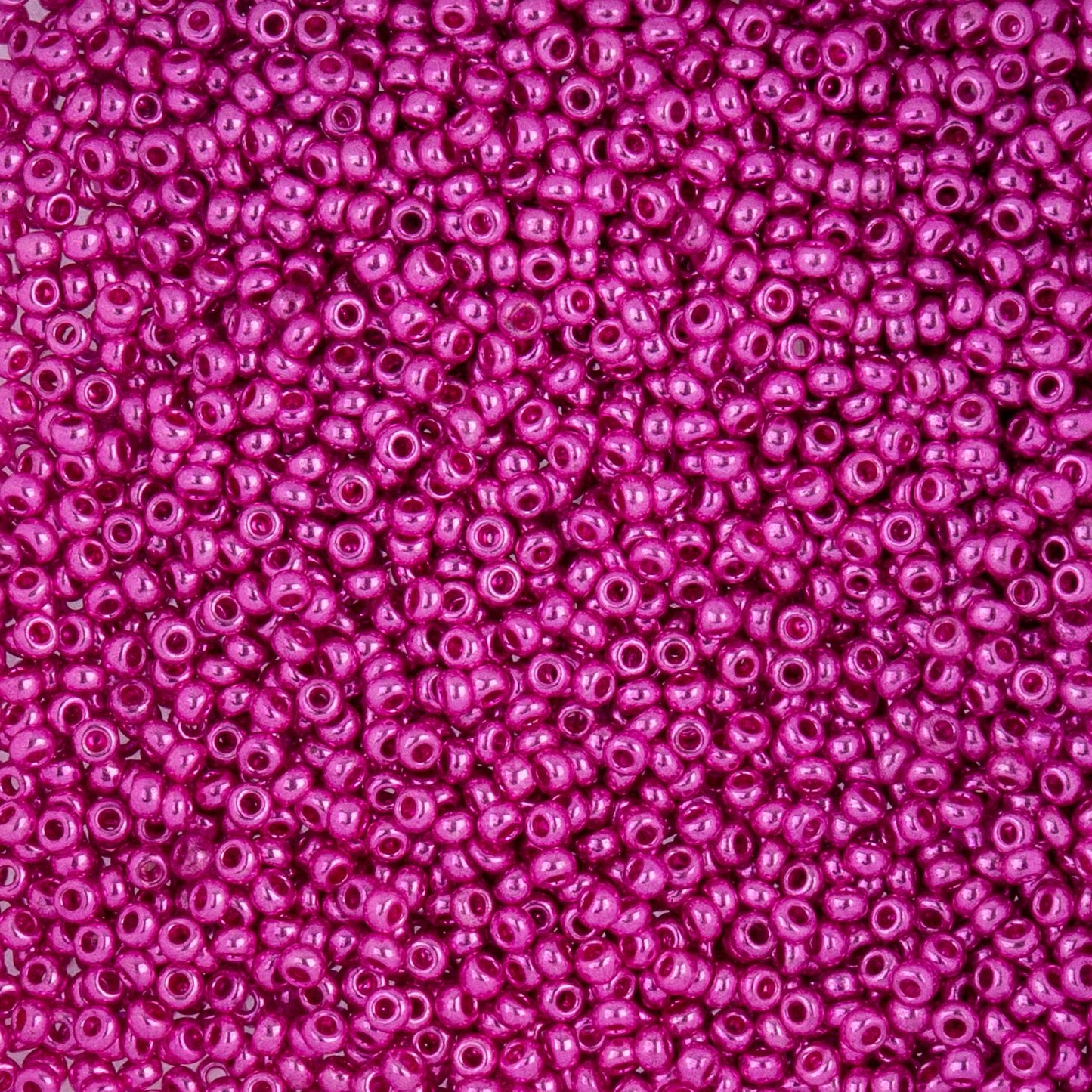 Czech Seed Beads - 10/0 - Metallic Pink (22g)