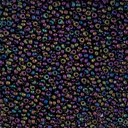 Czech Seed Beads - 10/0 - Opaque Iris Purple (22g)