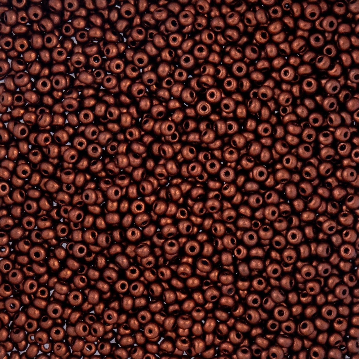 Czech Seed Beads - 10/0 - Metallic Copper (22g)