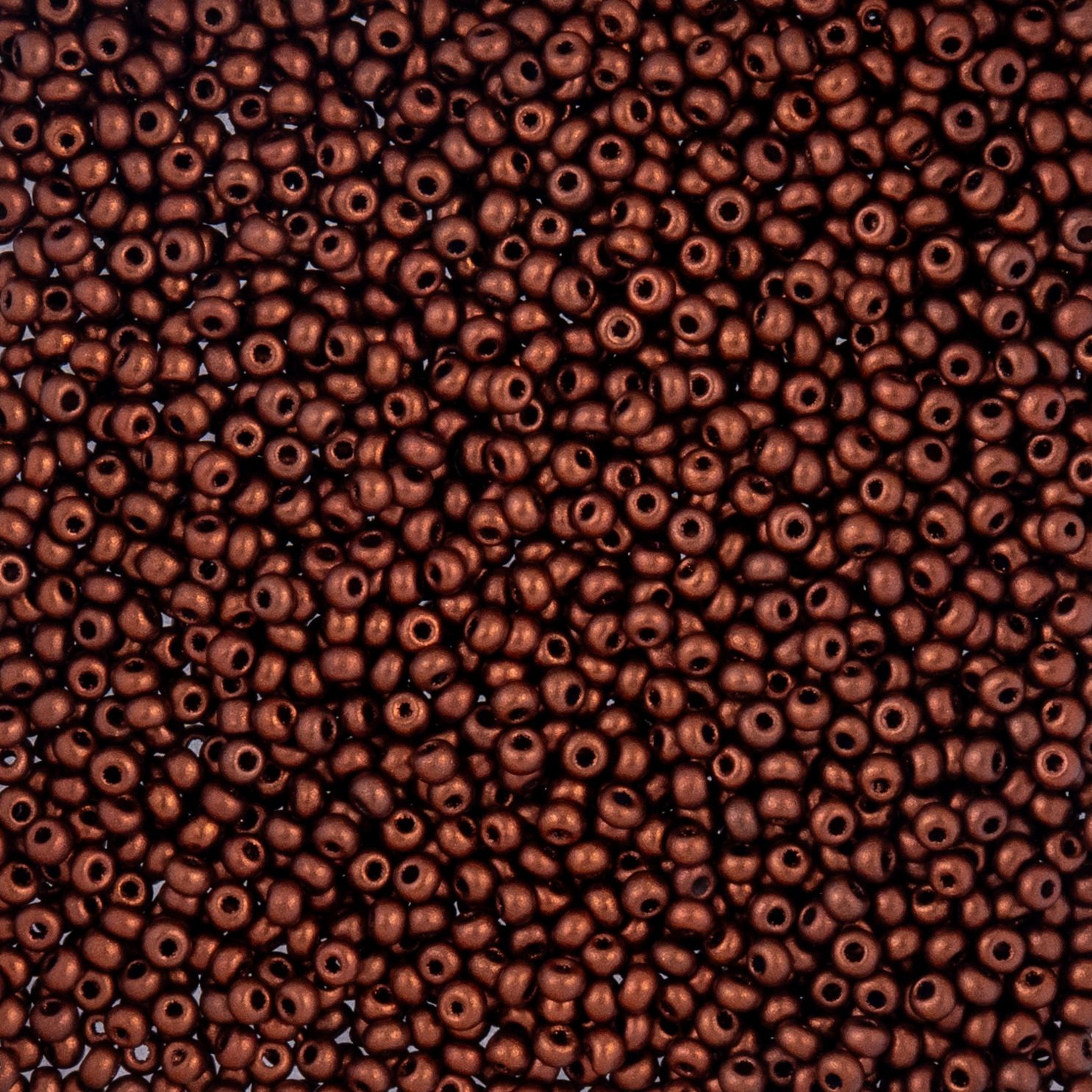 Czech Seed Beads - 10/0 - Metallic Copper (22g)