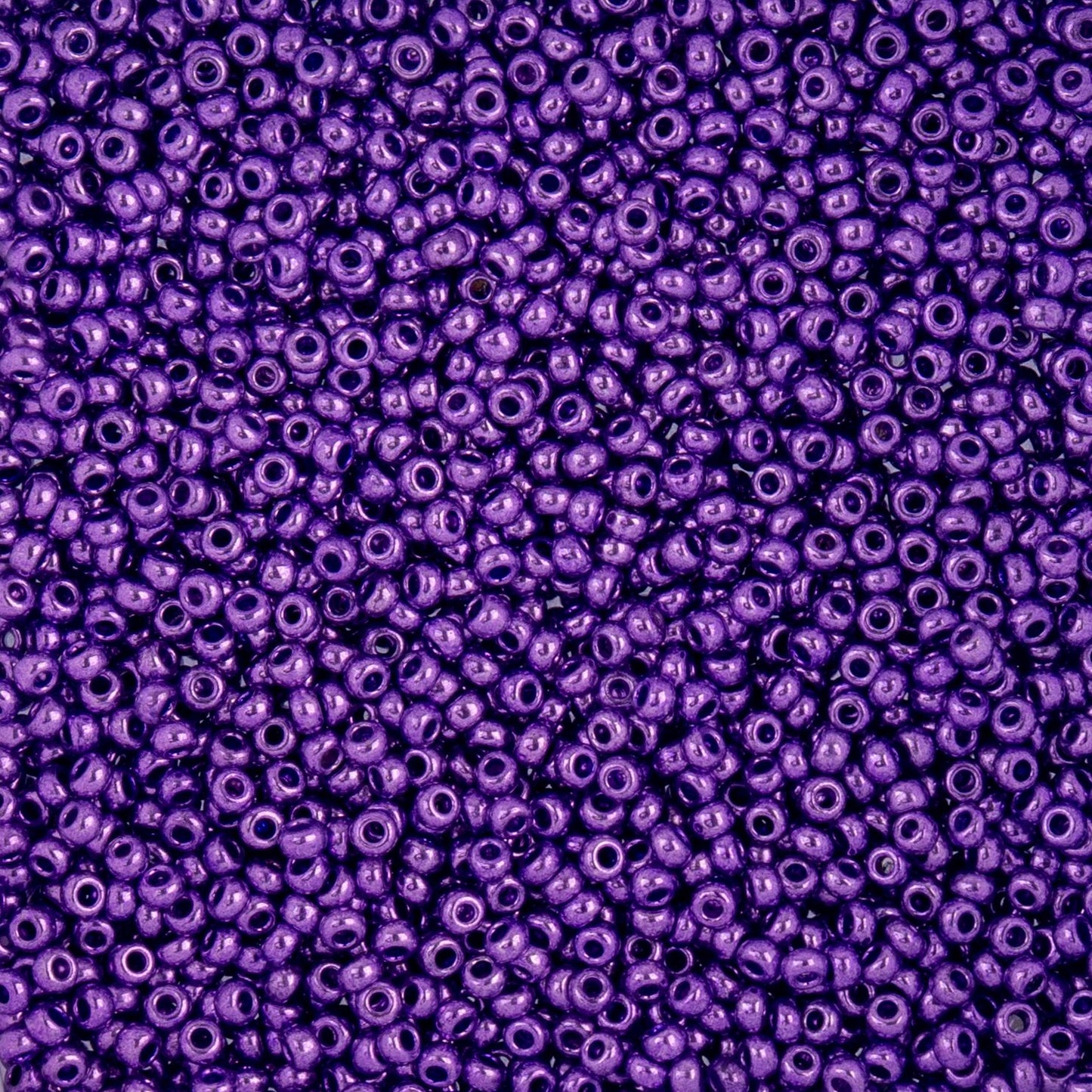 Czech Seed Beads - 10/0 - Metallic Purple (22g)