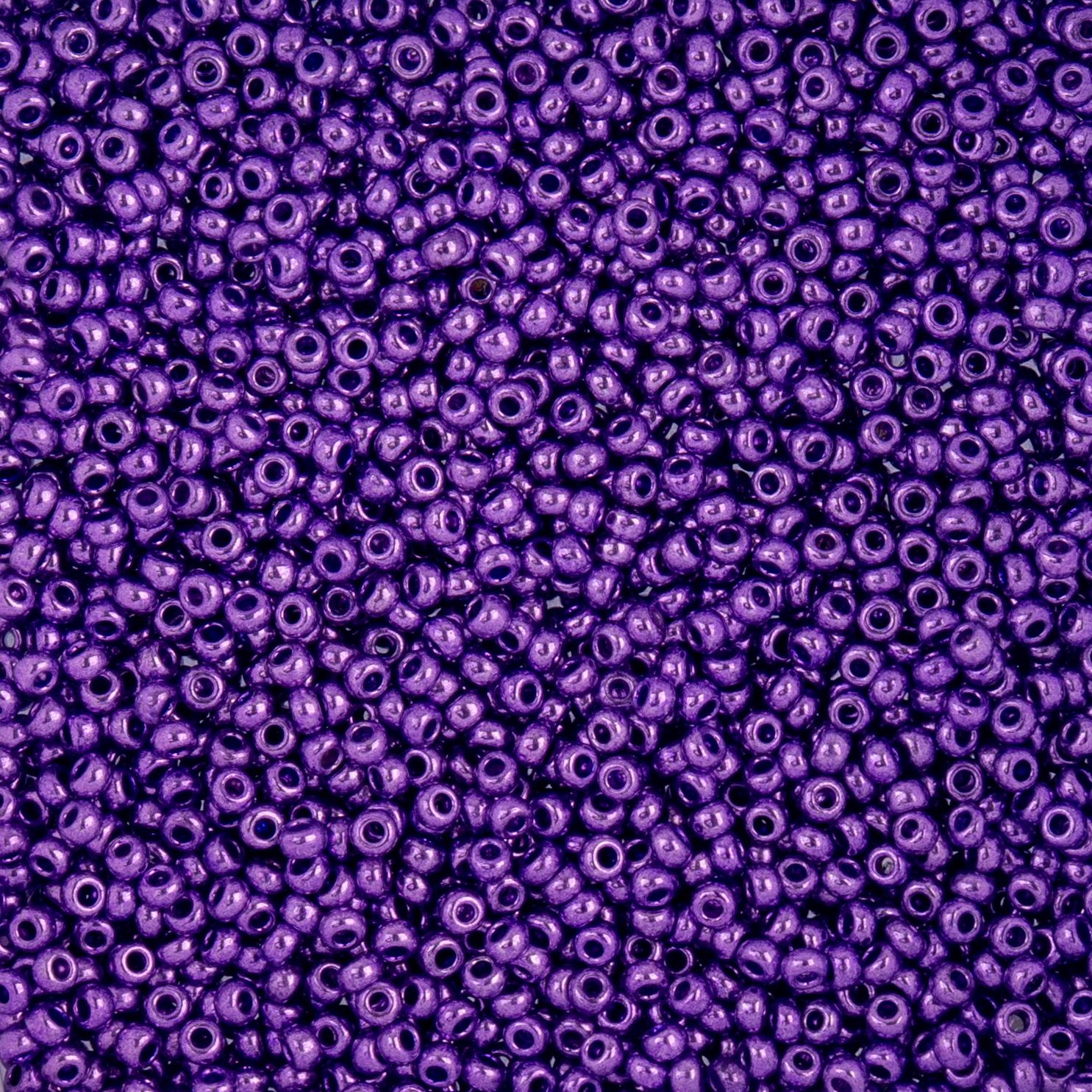 Czech Seed Beads - 10/0 - Metallic Purple (22g)