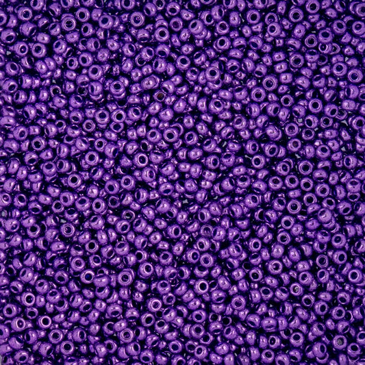 Czech Seed Beads - 10/0 - Metallic Purple (22g)