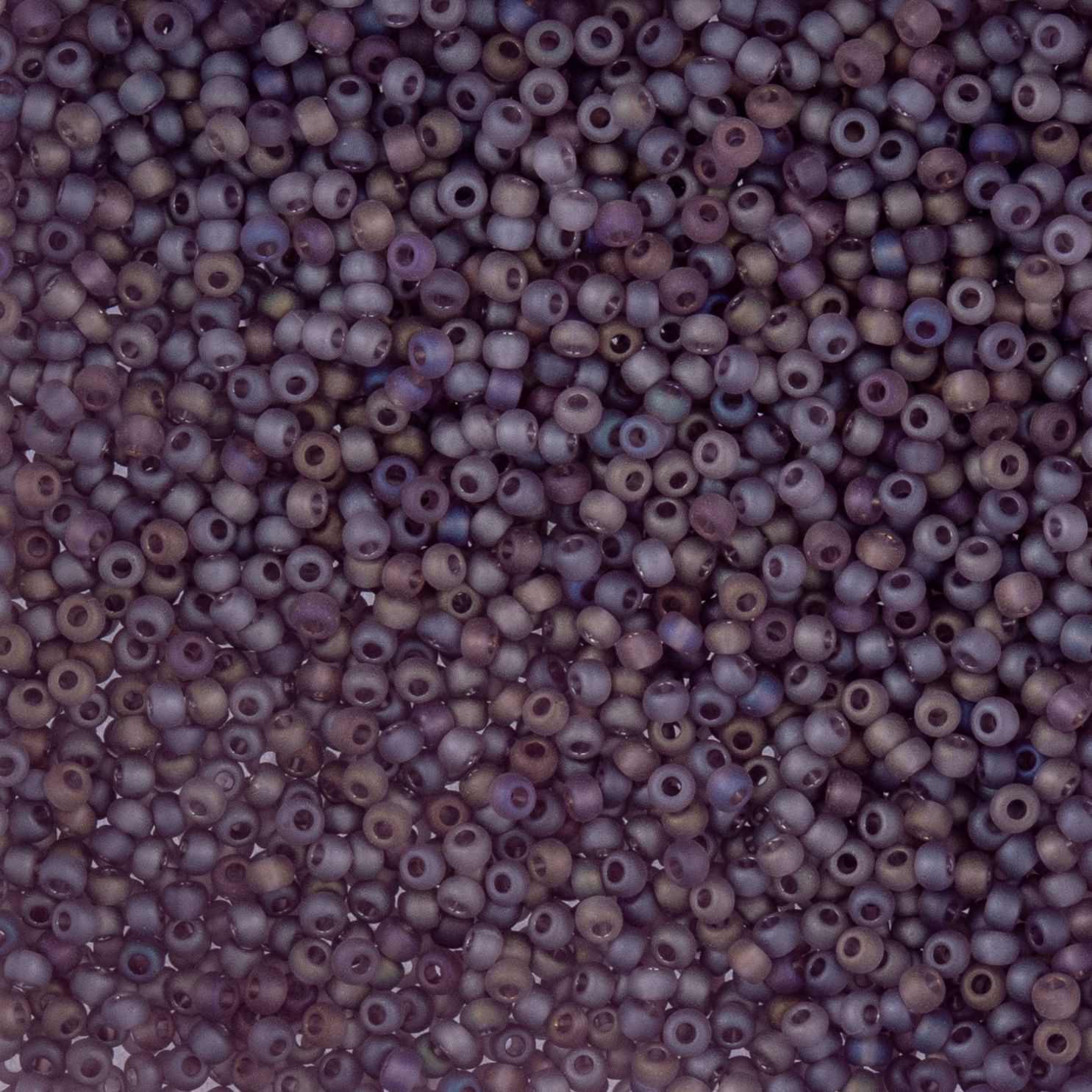 Czech Seed Beads - 10/0 - Transparent Light Amethyst AB Matte (22g)