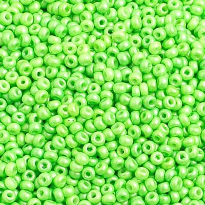 Czech Seed Beads - 10/0 - Shiny Green (22g)