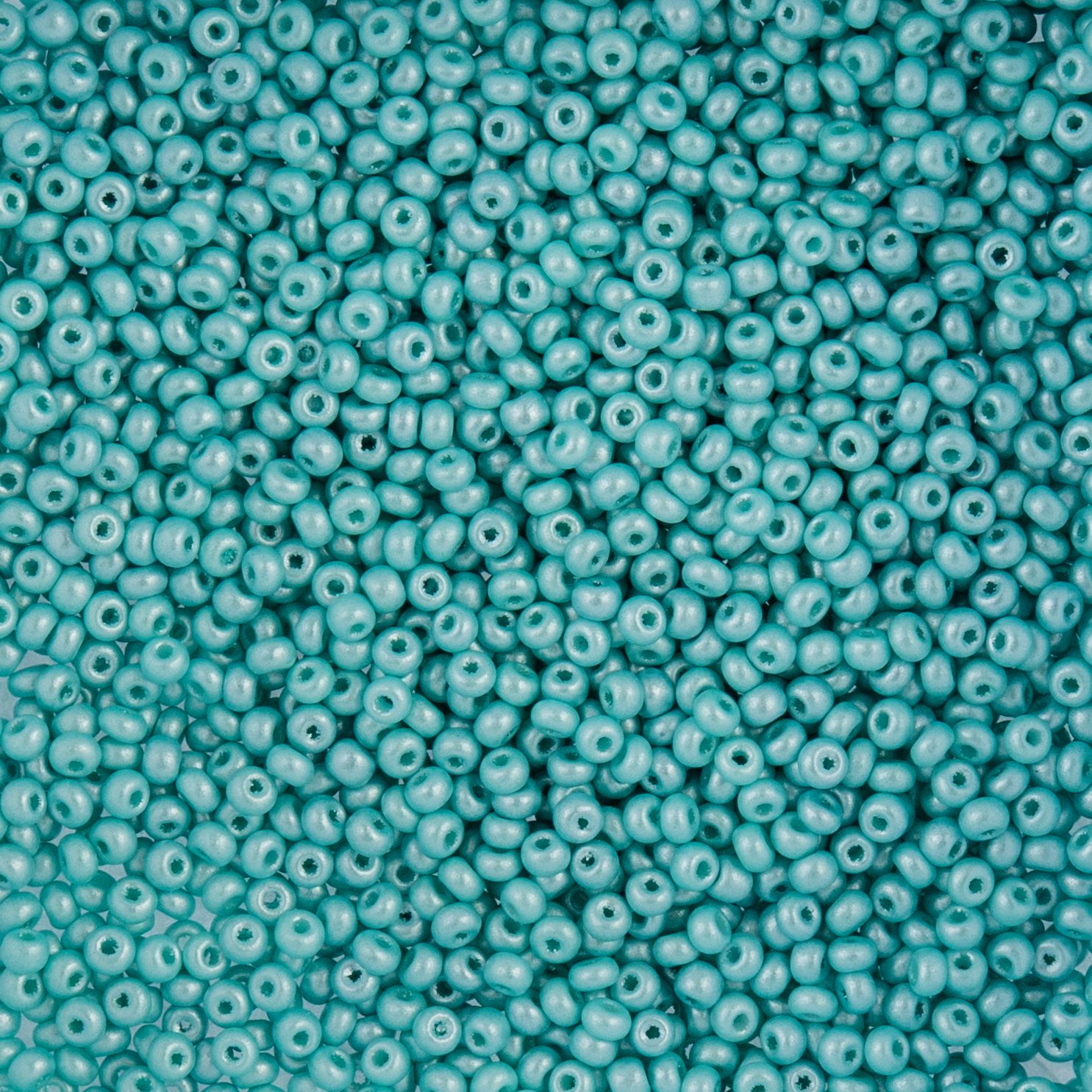 Czech Seed Beads - 10/0 - Shiny Turquoise (22g)