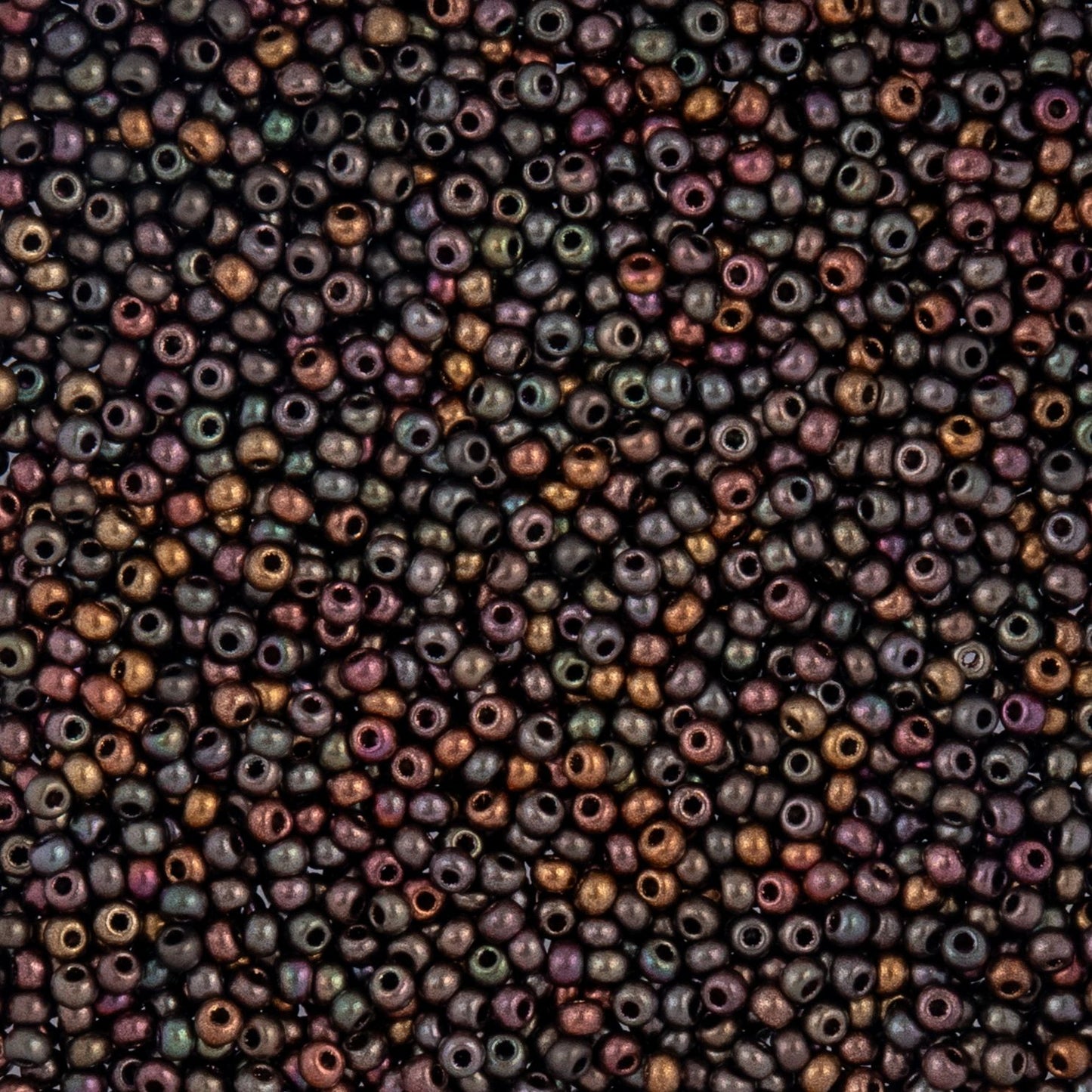 Czech Seed Beads - 10/0 - Shiny Copper AB (22g)