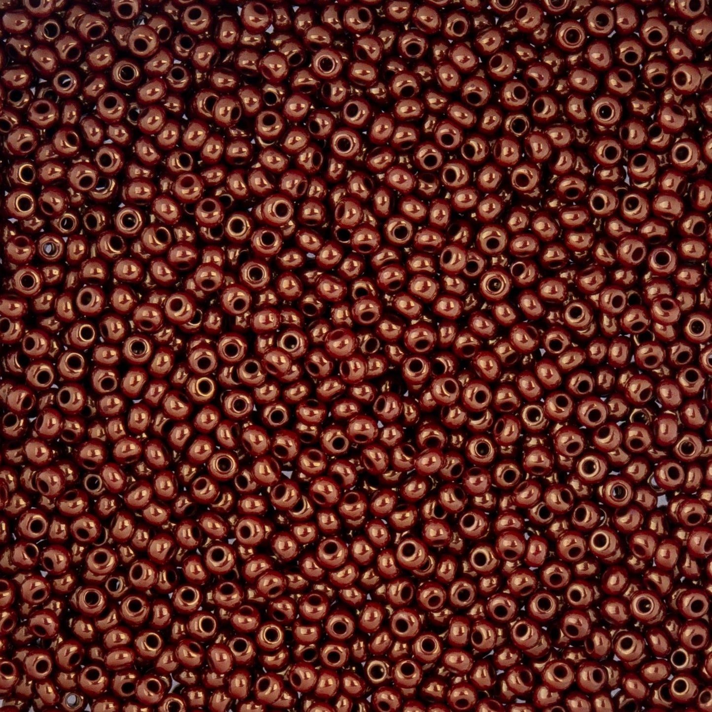 Czech Seed Beads - 10/0 - Opaque Light Brown Luster (22g)