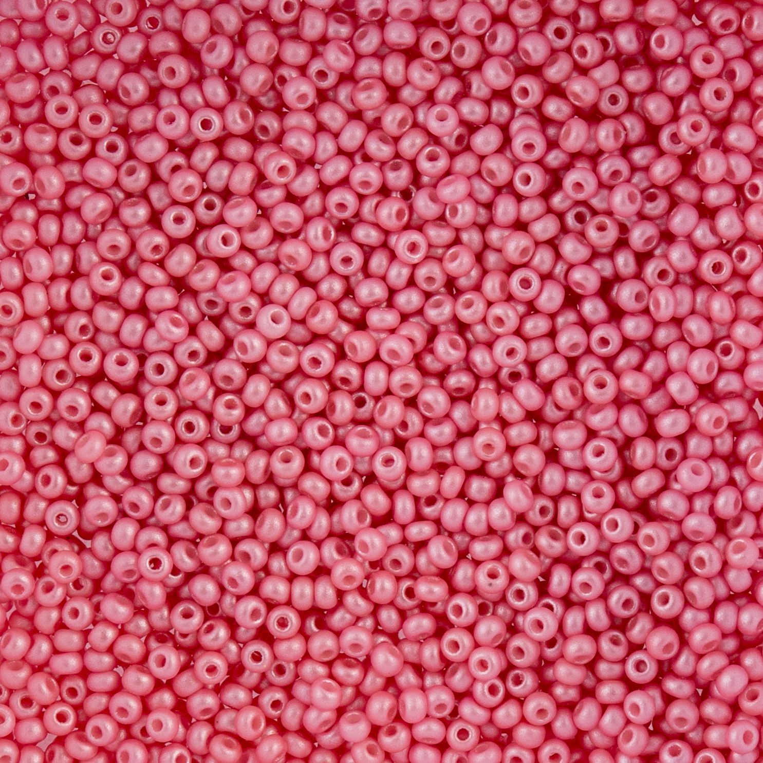 Czech Seed Beads - 10/0 - Shiny Pink (22g)